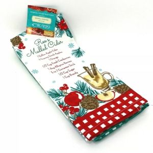 The Pioneer Woman Mulled Cider Kitchen Towel Set Set of 2 Christmas